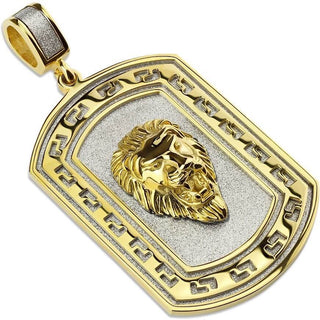 Hundemarke Löwe Gold