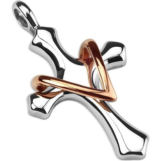Kreuz Silber Gold