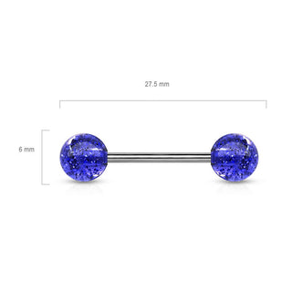 Titan Barbell Acryl Ultra Glitzer Kugel