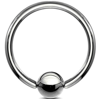 Titan Ring Silber Klemmkugelring