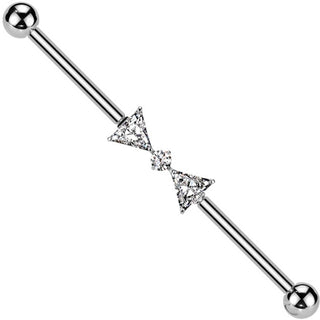Titan Industrial Barbell Schlaufe Zirkonia Innengewinde