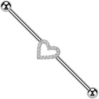 Titan Industrial Barbell Herz Zirkonia Innengewinde