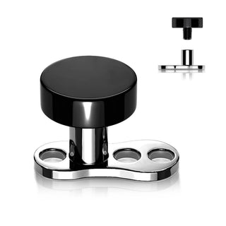 Titan Dermal Anchor Kreis Flach Gewinde 2mm Innengewinde