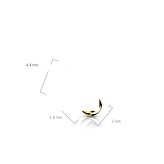 Titan Labret Blitz Flach Innengewinde