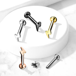 Titan Labret Blitz Flach Innengewinde