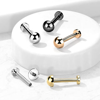 Titan Labret Kuppel Innengewinde