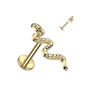 Titan Labret Schlange Innengewinde