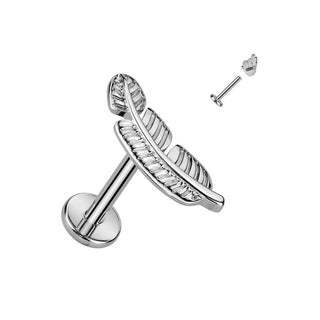 Titan Labret Feder Innengewinde