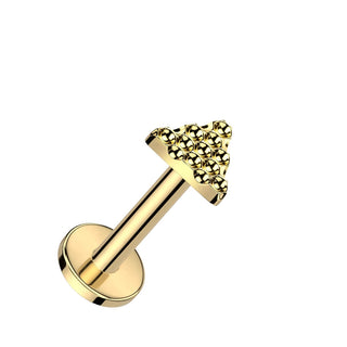 Titan Labret Dreieck Innengewinde