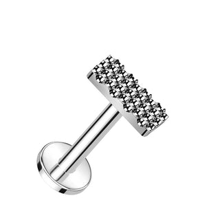 Titan Labret Rechteck Innengewinde