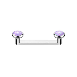 Surface Barbell Opal Flach Innengewinde