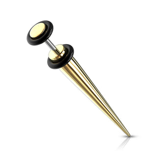 Fake Plug Dehnungsstab Titan PVD O-Ringe Silikon Innengewinde