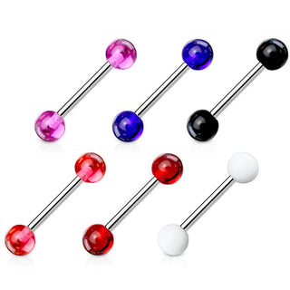 Barbell Acryl Kugel, 6 Stück