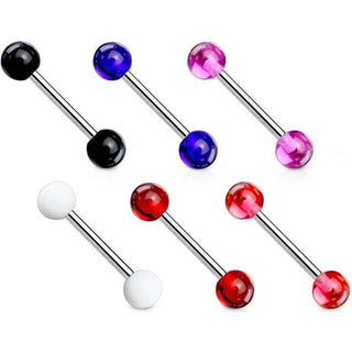 Barbell Acryl Kugel, 6 Stück