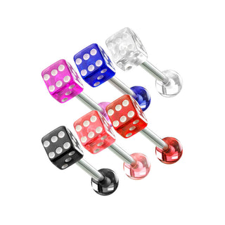 Barbell Würfel, 6 Stück