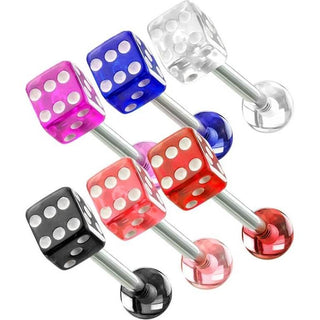 Barbell Würfel, 6 Stück