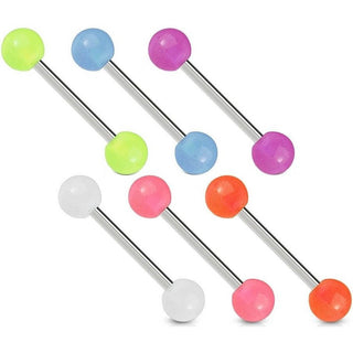 Barbell Glow in the Dark, 6 Stück