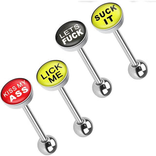 Barbell Motiv, 4 Stück