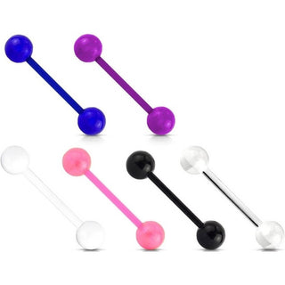 Barbell UV-Reaktiv, 6 Stück