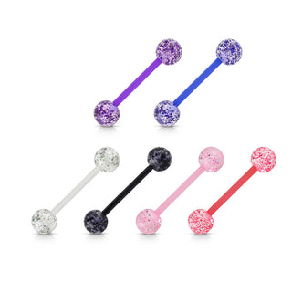 Barbell UV-Reaktiv Acryl Kugel, 6 Stück