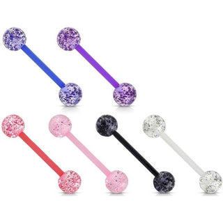 Barbell UV-Reaktiv Acryl Kugel, 6 Stück