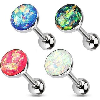 Barbell Opal Rund, 4 Stück