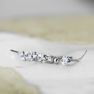 Nasenstecker Set Zirkonia, 7 Stück