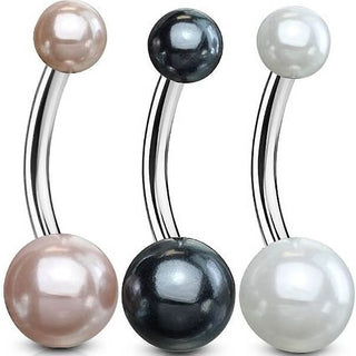 Bauchnabelpiercing Perlen, 3 Stück