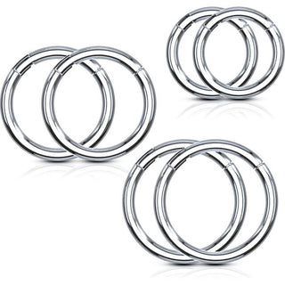 Ring Silber Clicker, 3 Paar