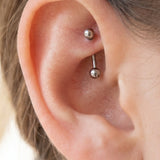 Rook Piercing Silber