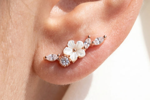Ohrpiercing Blatt