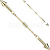 Industrial Barbell connector chain spike ends
