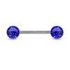 Barbell Acryl Glitzer Kugel