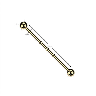 Industrial Barbell Notched