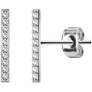 Stud Earring Bar Zirconia