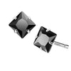 Silber 925 Ohrstecker Silber Zirkonia Viereckig