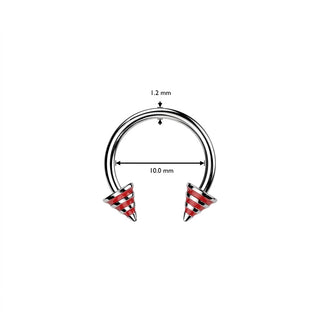 Horseshoe Striped spike