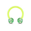 Acrylic Horseshoe Acrylic Ultra Glitter Ball