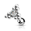 Barbell Triangles Zirconia