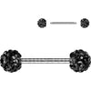 Nipple Piercing ferido crystal balls