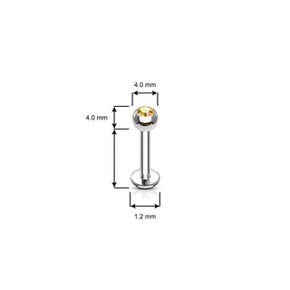 Labret Ball Zirconia