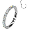 Titanium Ring moissanite Segment