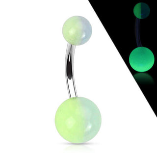 Bauchnabelpiercing Glow in the Dark