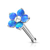 Nasenstecker Blume Opal