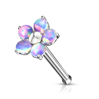 Nasenstecker Blume Opal