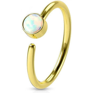 Ring Opal Rund PVD Biegbar