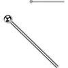 Fishtail Ball Spike Dome Silver