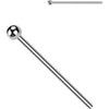 Fishtail Ball Spike Dome Silver