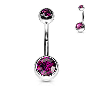 Bauchnabelpiercing Kugel Zirkonia