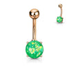 Belly Button Piercing Opal